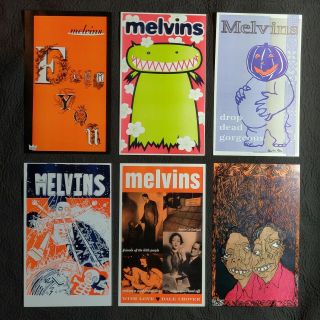 The Melvins Vintage 1999 Rare Set Of 6 Posters,  Near