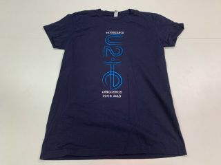 U2 2018 Tour Women’s Blue T - Shirt - Medium