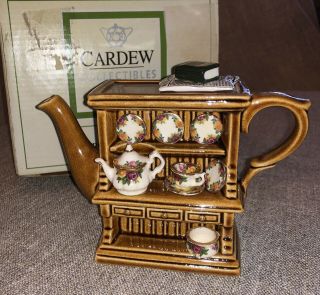 Royal Albert Paul Cardew Welsh Dresser Old Country Roses Teapot Inbox