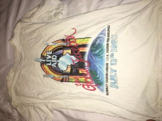 Vintage 1985 Live Aid Tour Shirt L