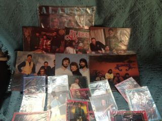Nos " Alabama Band " 1 Photo Book,  6 Photos,  14 Postcards