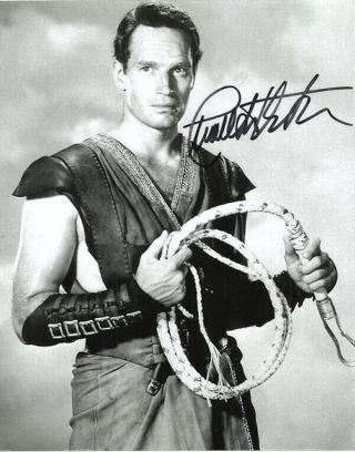 Charlton Heston As Ben Hur Hand - Signed Photograph