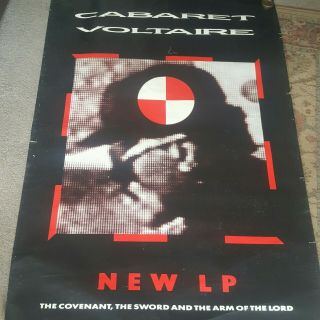 Cabaret Voltaire Arm Of The Lord 1980s Poster 151cm X 102cm