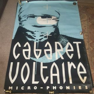 Cabaret Voltaire Micro Phonies 1980s Poster 151cm X 102cm