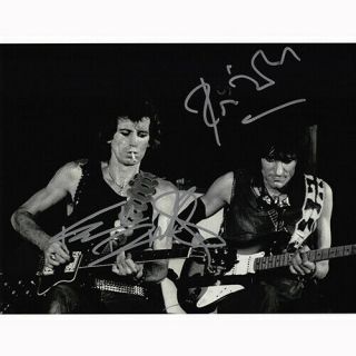 Keith Richards & Ronnie Wood (50496) - Autographed In Person 8x10 W/