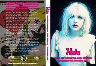 Hole Courtney Love Live In Exeter 11th Dec 1991,  Interview Ltd Edition Rare