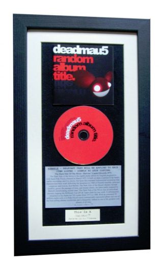 Deadmau5 Random Album Title Classic Cd Album Quality Framed,  Express Global Ship