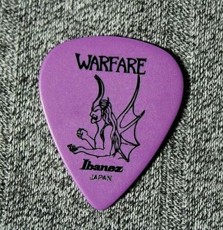 Steve Vai // 1990 Passion & Warfare Concert Tour Guitar Pick // Ibanez Japan