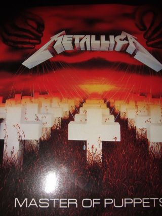 NWT Metallica Master Of Puppets Grave Stone Cross Metal Band Plush Throw Blanket 2