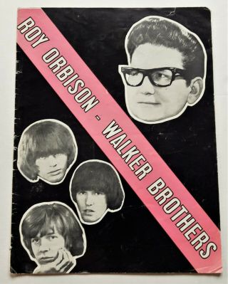 Roy Orbison The Walker Brothers Lulu - 1966 Uk Tour Programme 16 Pages