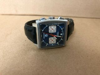 TAG Heuer Monaco Steve McQueen Watch Automatic Chronograph CW2113 - 0 2