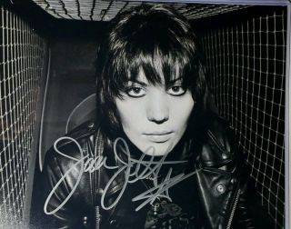 Joan Jett Hand Signed 8x10 Photo W/ Holo