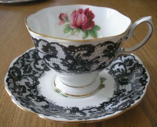 Vintage Royal Albert Senorita Bone China,  Teacup Tea Cup And Saucer Chip