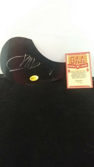 John Melloncamp Signed Autographed Guitar Pick Guard With See Photos