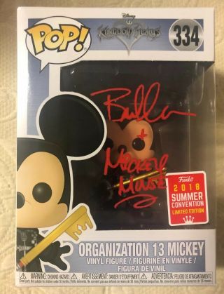 Bret Iwan Signed Autographed Organization 13 Mickey Mouse Funko Pop Disney Jsa 1