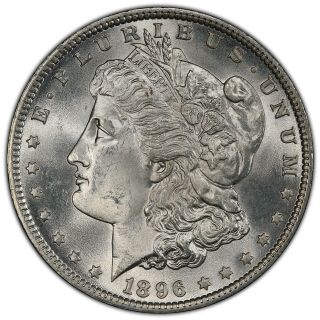 1896 P Morgan Dollar Pcgs Ms 65 - Has Not Been To Cac