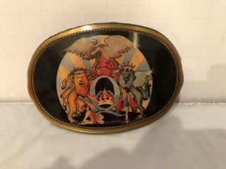 Old 1977 Pacifica Mfg Belt Buckle - Queen - A Day At The Races - Vintage Vtg
