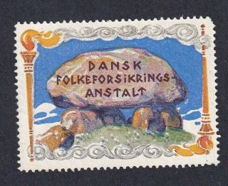 Denmark Poster Stamp Ancient Monument Dolmen