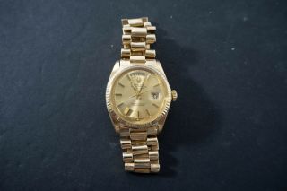 Rolex,  Gold,  Oyster - Perpetual Day - Date C.  1980