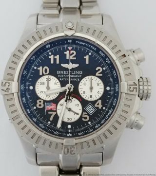 Very Rare Breitling A69360 Limited Edition Split Second Chronograph 100 Made 3