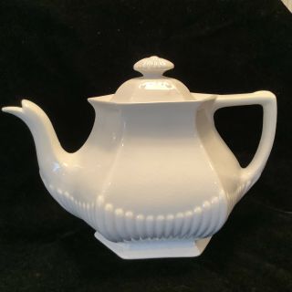 Wm Adams & Sons Teapot W/ Lid English Ironstone In Empress Pattern 1950 - 1962