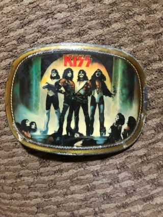 Will Take Offers Vintage 1977 Kiss Love Gun Pacifica Belt Buckle