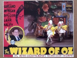 Karl Slover Signed 8x10 Photo Wizard Of Oz Judy Garland 4 Munchkin Roles