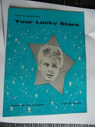 Vintage Johnny Kidd,  Manfred Mann Heinz Joe Brown Your Lucky Stars Show Programme