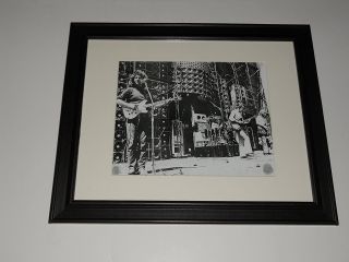 Large Framed Grateful Dead Wall Of Sound 1974 Jerry,  Bob Poster,  24 " By 20 "