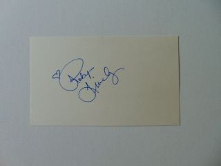 " Doogie Howser,  Md " Robyn Lively Hand Signed 3x5 Card Jg Autographs