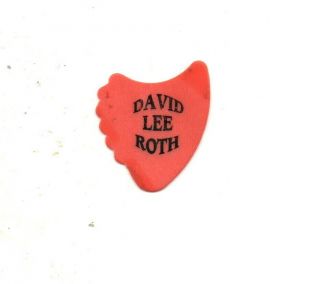 (( (david Lee Roth)) ) Guitar Pick Picks Plectrum ( ((rare)) ) Van Halen 1
