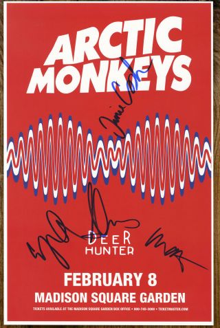 Arctic Monkeys Autographed Gig Poster Nick O 