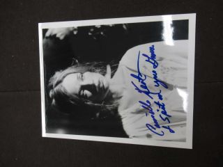 Camille Keaton Signed Inscribed Auto Autograph 8x10 Photograph Actress Ph652