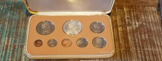 Cook Islands 1978 8 - Coin Proof Set W Silver Case