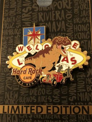 Hard Rock Cafe Las Vegas 2018 Jurassic Park Dinosaur Pin