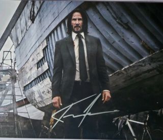 Keanu Reeves Hand Signed 8x10 Photo W/holo John Wick Iii