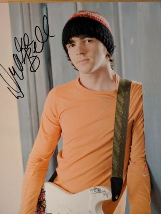 Drake Bell Autograph Photo Nickelodeon 