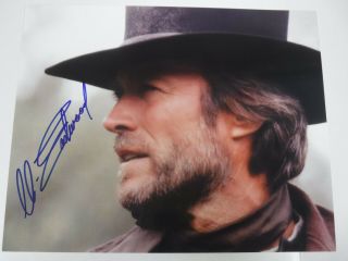 Clint Eastwood Autographed " Pale Rider " Color Photo