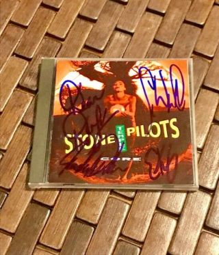 Signed Cd Core Stone Temple Pilots Scott Weiland Tiny Music No.  4 Shangri - La
