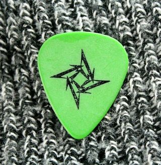 Metallica // Load 1996 Tour Guitar Pick // Green James Hetfield Kirk Hammett