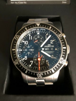 Fortis B - 42 Official Cosmonauts Chronograph On Bracelet 638.  10.  11