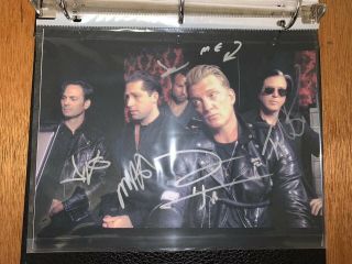 Queens Of The Stone Age Autographed Photograph 2018 Josh Homme