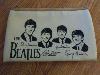 The Beatles ‘clutch Purse’ 1964 In Usa Dame N.  Y.