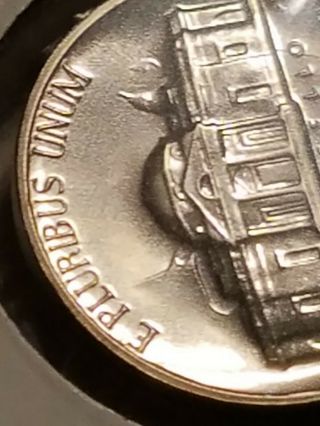 Very Rare Proof Heavy Die Clash 1970 - S Nickel Error Coin