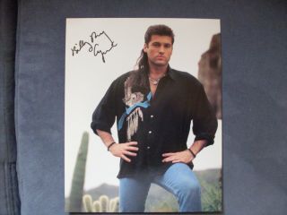 Billy Ray Cyrus Hand Signed Autographed Photo 8 X 10 Authentic Vgc
