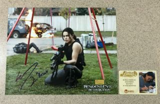Michelle Rodriguez Signed 8x10 Photo Resident Evil Auto Celebrity Authentics