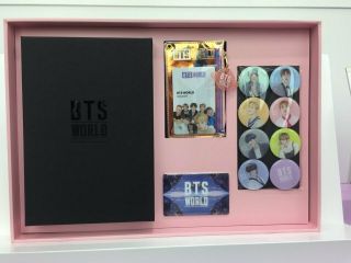 BTS WORLD OST LIMITED EDITION BOX SET CD,  PHOTOCARD,  LENTICULAR,  STORY CARD 3