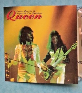 Queen – Invite You To A Night At The Budokan1976 - Live Tokyo Rare Japan Silver Cd