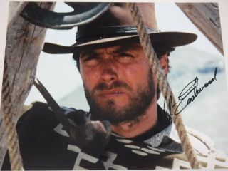 Holiday Special - - Clint Eastwood Signed " Spaghetti " Western Photo