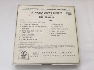 REEL TO REEL TAPE THE BEATLES “A HARD DAY’S NIGHT” 2